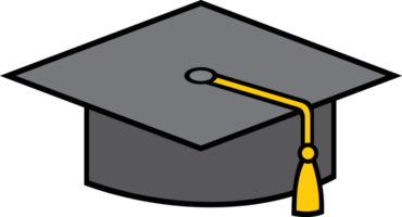 casquette graduée illustration png