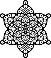 mandala en capas png - estilo boho