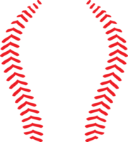 cordones de beisbol - puntadas png ilustración