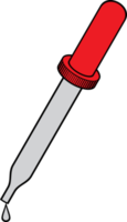 Dropper png illustration - medical pipette, eyedropper