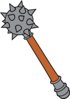 Medieval mace - ancient weapon png