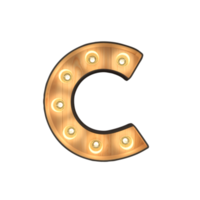 alphabet lumineux chapiteau png