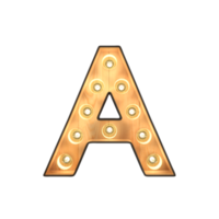 alphabet lumineux chapiteau png