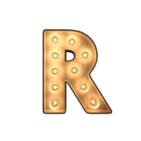 Marquee light Alphabet png