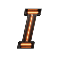 Neonlicht-Alphabet png