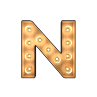 Marquee light Alphabet png