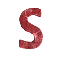 alfabetet av kött png