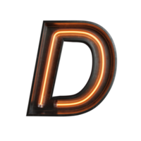 Neon Light Alphabet png