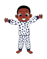 Good Morning Black Boy Cartoon Character png