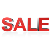 Sale 3D Text. Business Promotion Text png