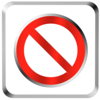 signes 3d interdits. aucun signe de symbole clipart png