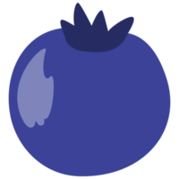 Blueberry fruit cartoon png