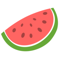 vattenmelon delad tecknad film png