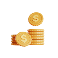 Money and finance 3d illustration concept. 3d rendering. png