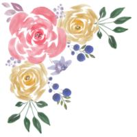 Watercolor Bouquet Flower png