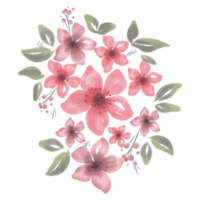 Watercolor Bouquet Flower png