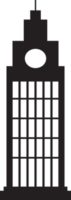 immobilier commercial, résidentiel et industriel immeuble plat rétro isolé noir, maison, maison png