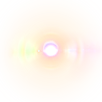 Lens flare light special effect background png