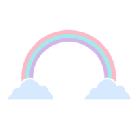 abstracte kawaii cartoon regenboog png