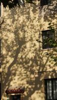 The beautiful old buildings view located in Shanghai under the warm sunlight in autumn photo