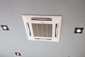 Ceiling mounted cassette type air conditioning system photo