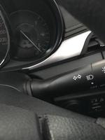 Car interior with light switch photo