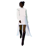 girl in white dress png