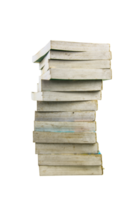 stack of books isolated on white background png