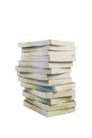 Stapel Bücher isoliert auf weißem Hintergrund png