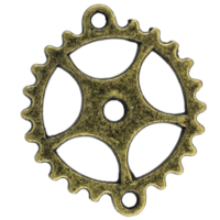 brass cog wheels on isolated background png