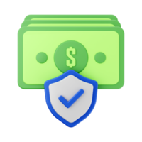 3d money coin icon illustration png