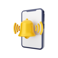 illustration d'icône de fonction smartphone 3d png