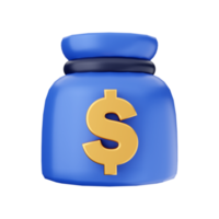 3d money coin icon illustration png