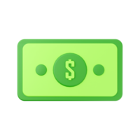 3d geld munt pictogram illustratie png