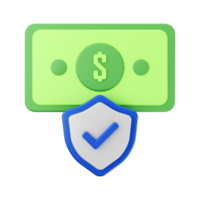 3d money coin icon illustration png