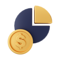 3d money coin currency dollar illustration png