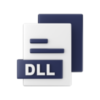 Ilustración de icono de formato de archivo 3d png