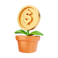 3d money coin currency dollar illustration png