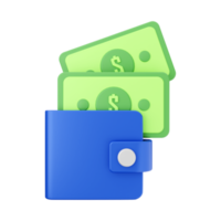 Ilustración de icono de moneda de dinero 3d png