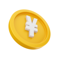 3d money coin icon illustration png