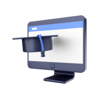 3d computer function icon illustration png