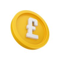 3d money coin icon illustration png