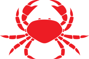 Crab color png illustration