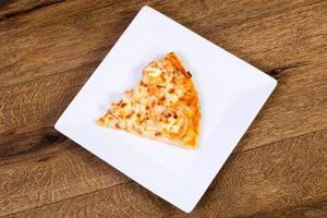 Pizza with prawn photo