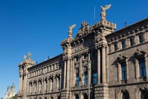 Buildings' facades of great architectural interest in the city of Barcelona - Spain photo