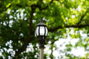 Street lamp during the day photo