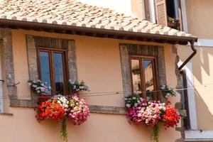 Rome, Italy. Typical architectural details of the old city photo