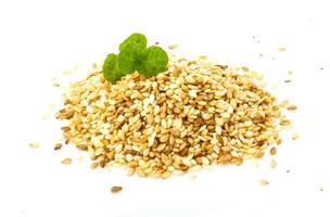 Roasted sesame seeds photo