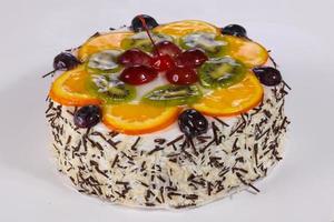 Cake with berries photo