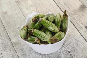 Green asian eggplant photo